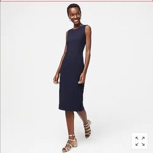 New J. Crew Long Sheath Dress In Four-season 4